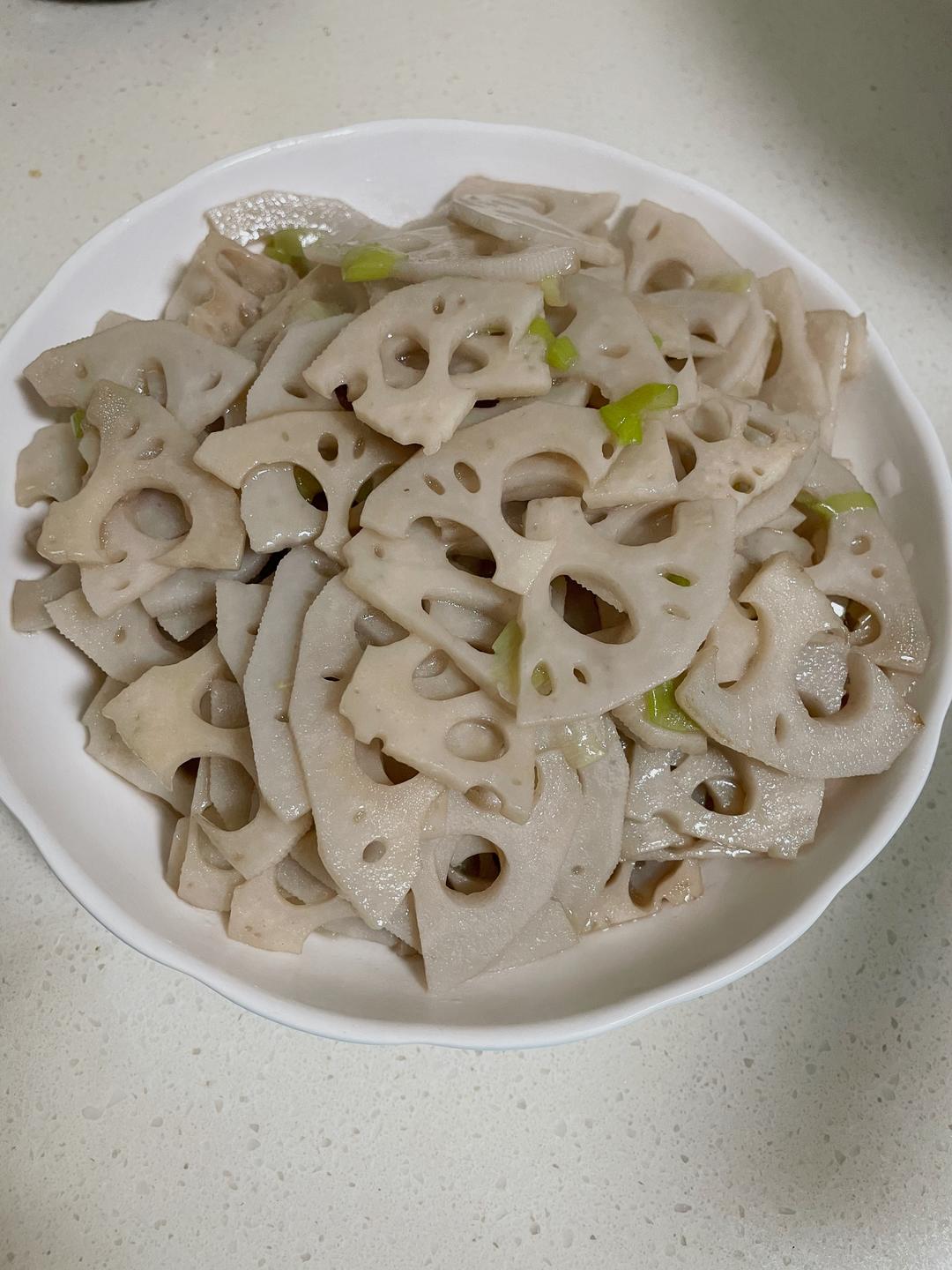 清炒藕片的做法