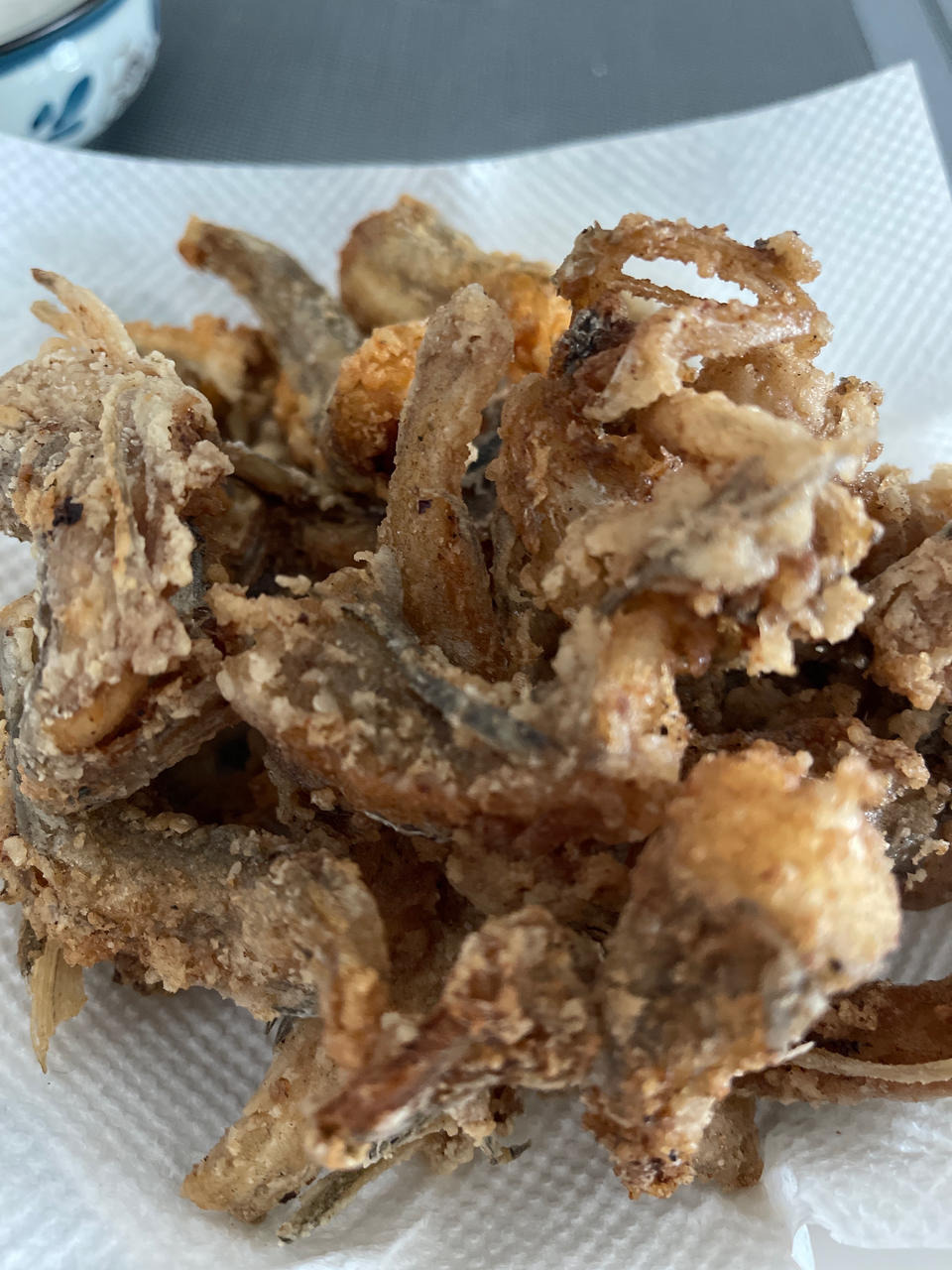 最爱的潮汕下酒菜【椒盐九肚鱼】！细腻滑嫩，香绝了！