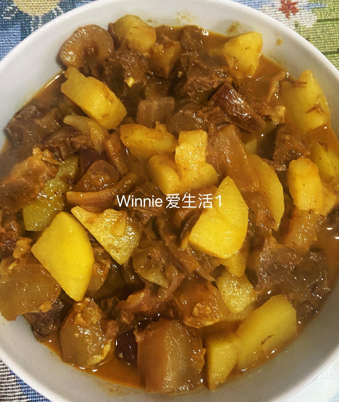 咖喱土豆牛肉的做法 步骤5