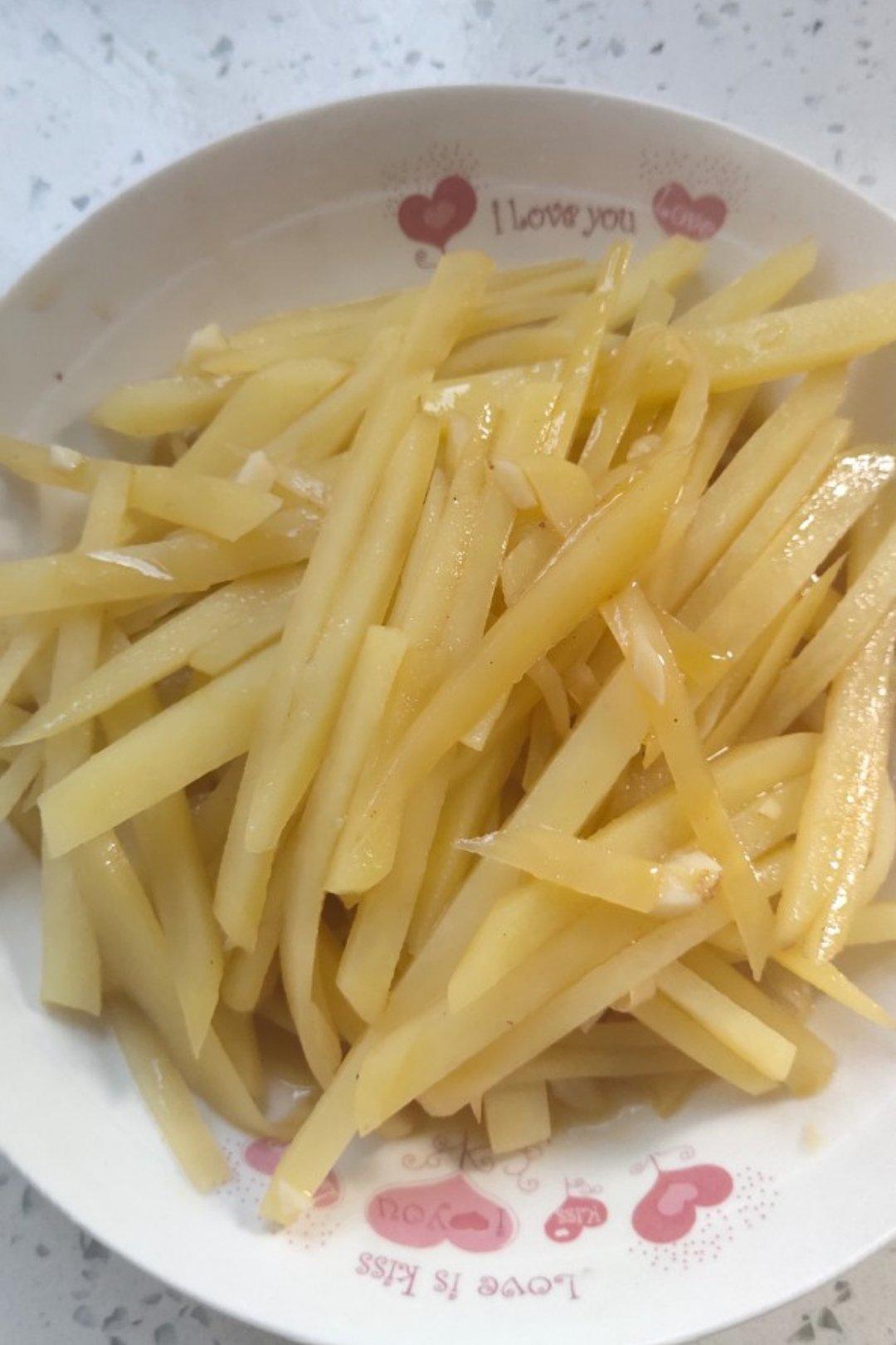 醋炝土豆丝
