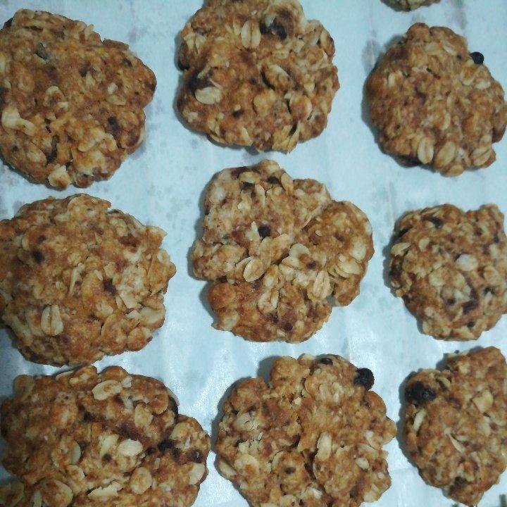 植物油版红糖燕麦饼干（超快手）