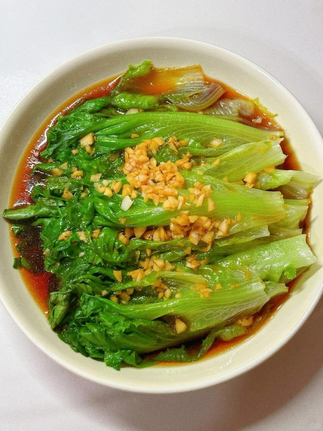 蒜蓉生菜的做法