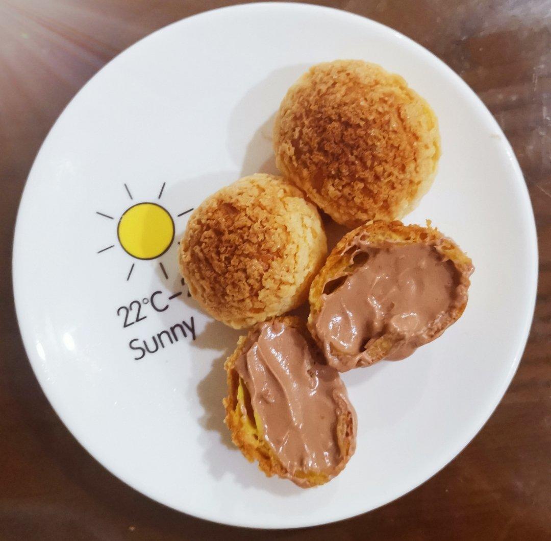 十分美味的酥皮泡芙
