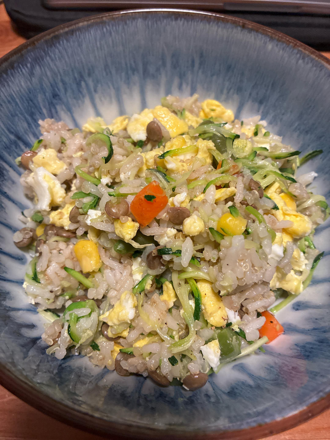 西葫芦胡萝卜蛋炒饭