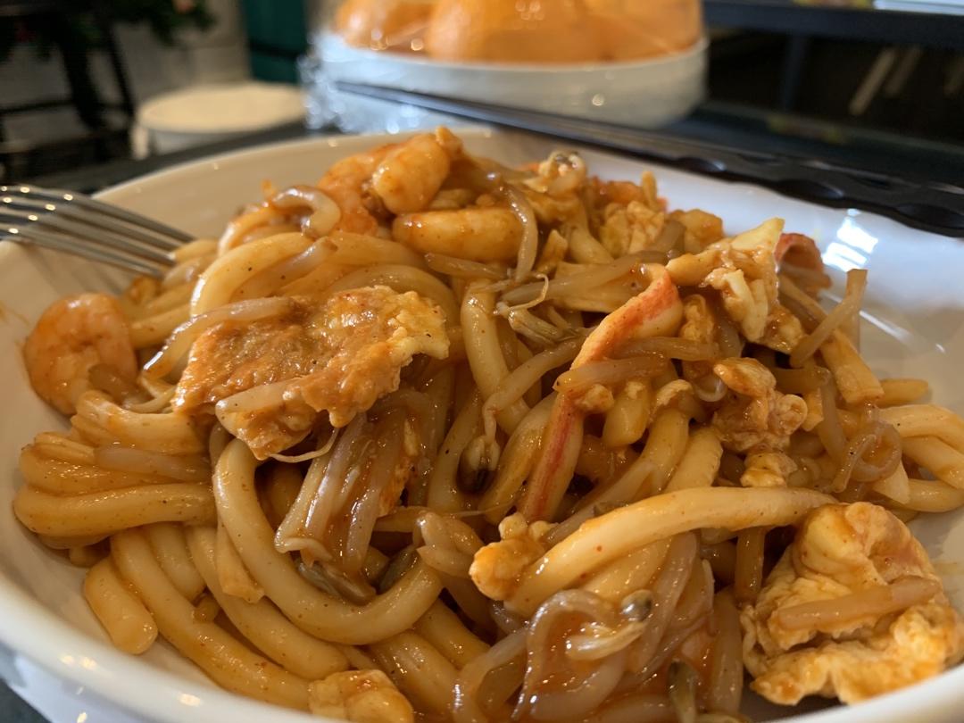 街头风韩式炒乌冬