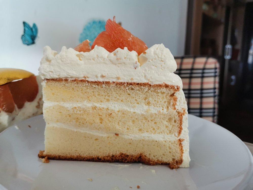 八寸戚风蛋糕（生日蛋糕坯）附六寸配单