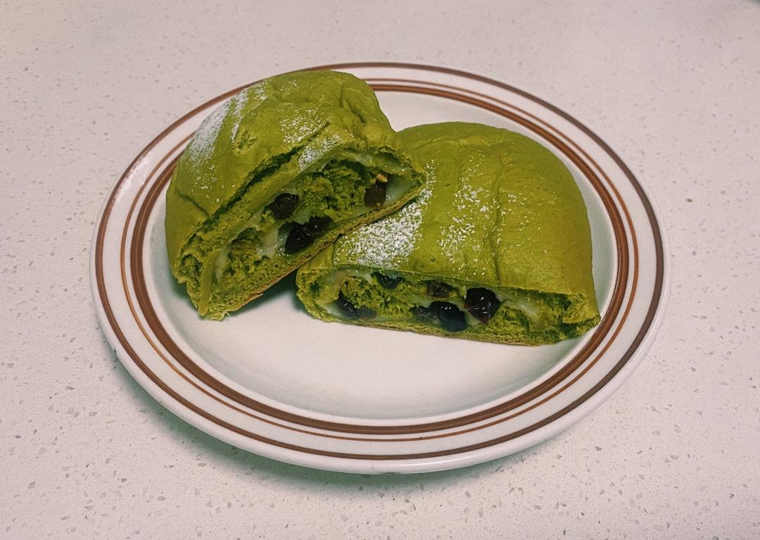 抹茶麻薯软欧包