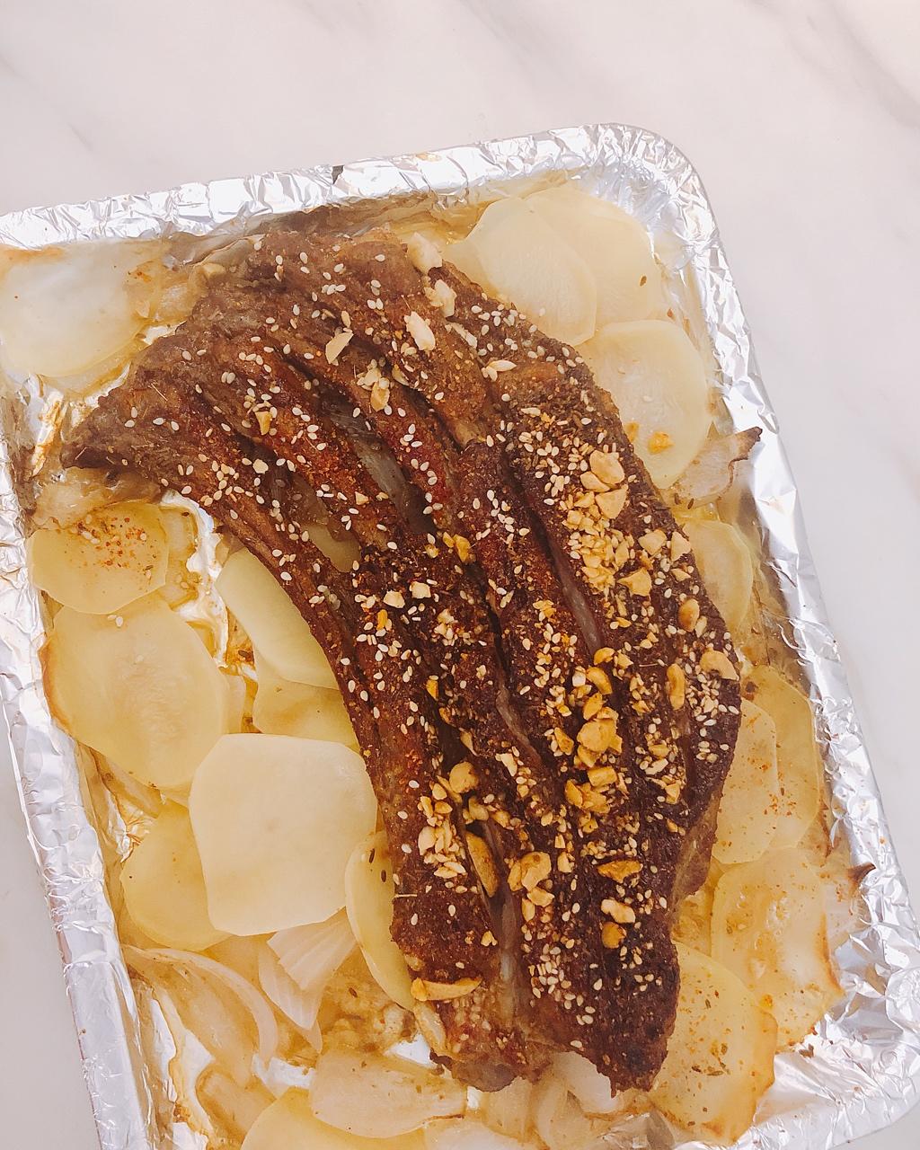 烤箱烤羊排（最简单版）