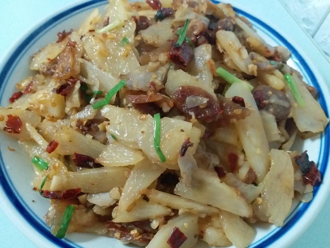 盈盈jmn做的炒木薯