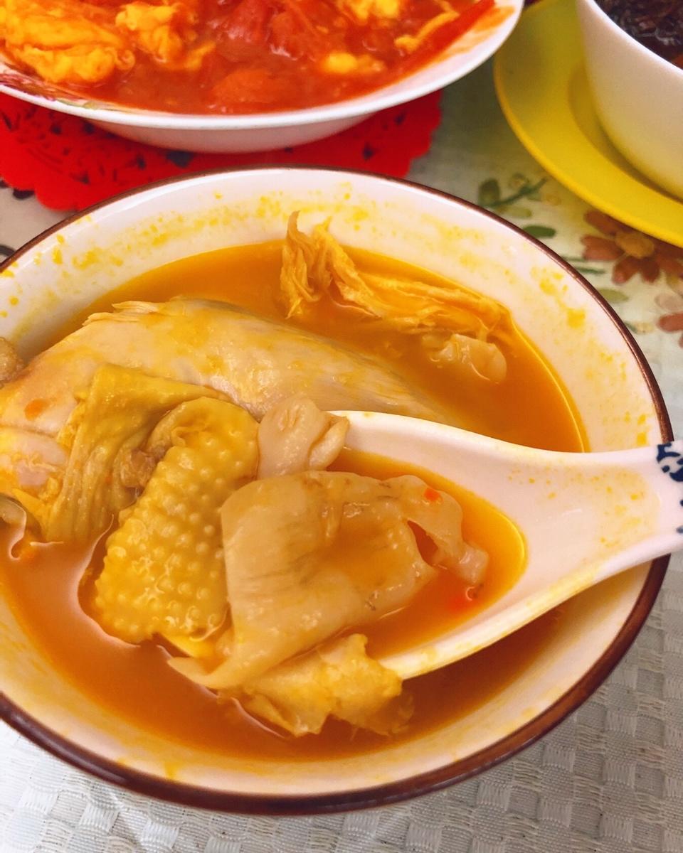 【网红花胶鸡火锅改良版】——金汤花胶鸡❥秋冬滋补