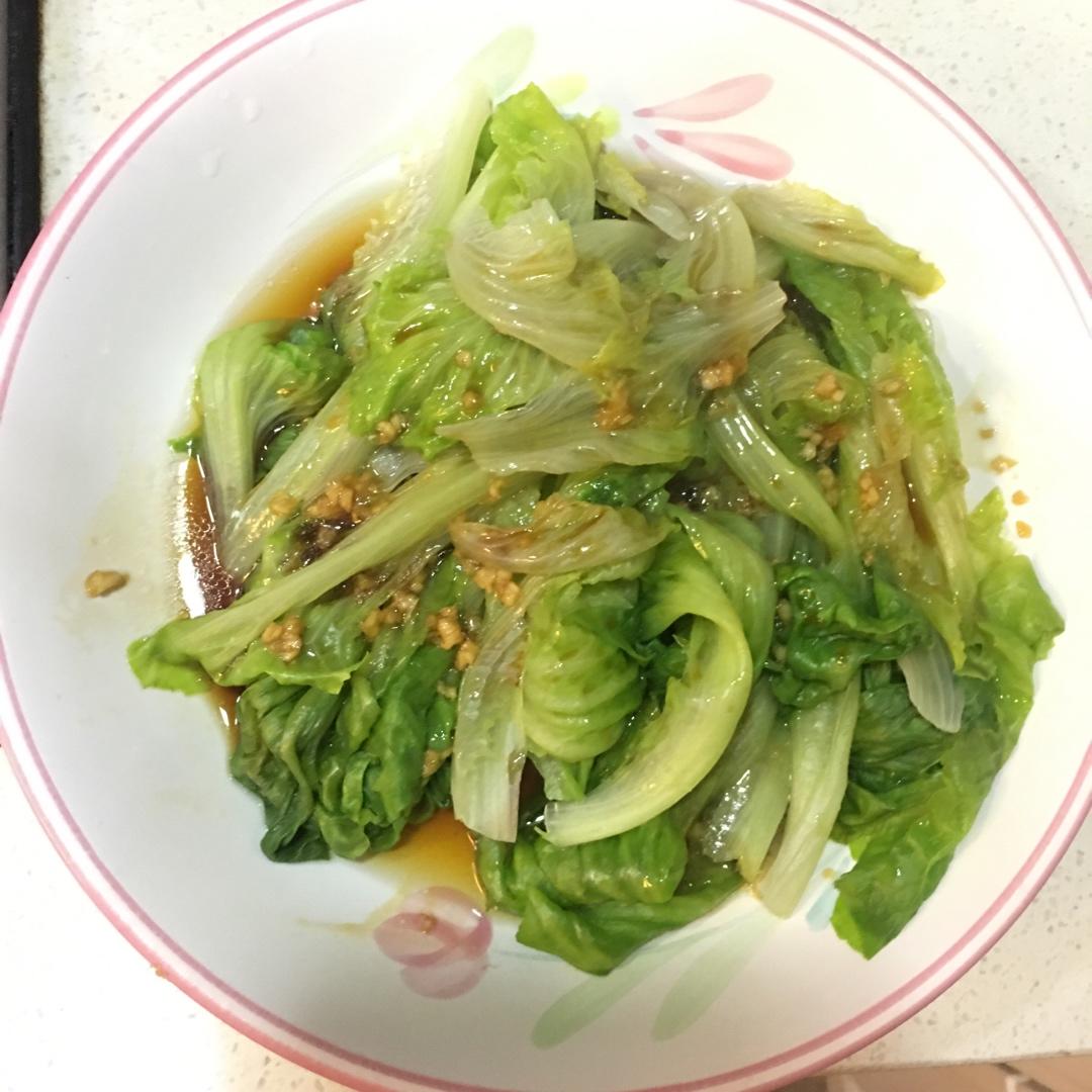 5分钟上桌的蚝油生菜