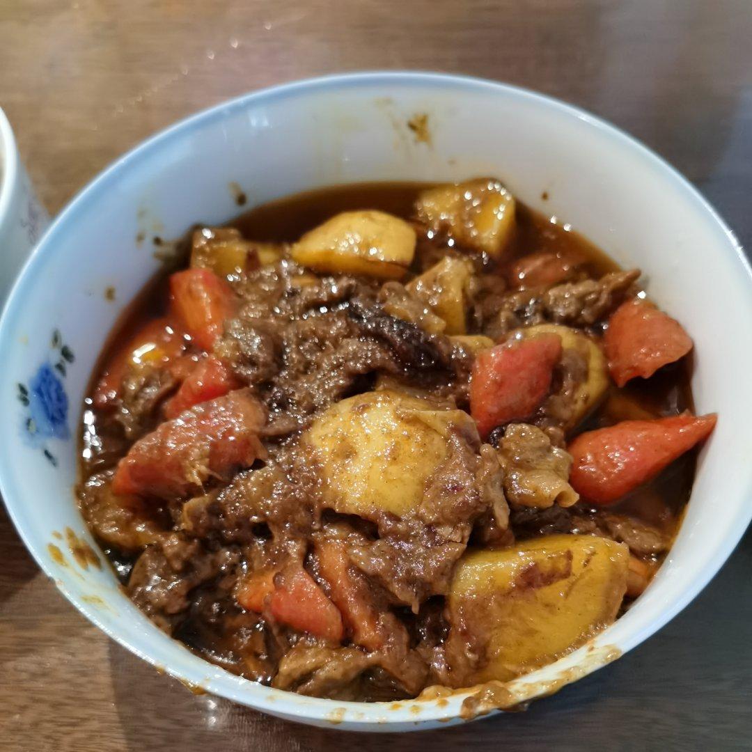 咖喱牛肉(零失败)