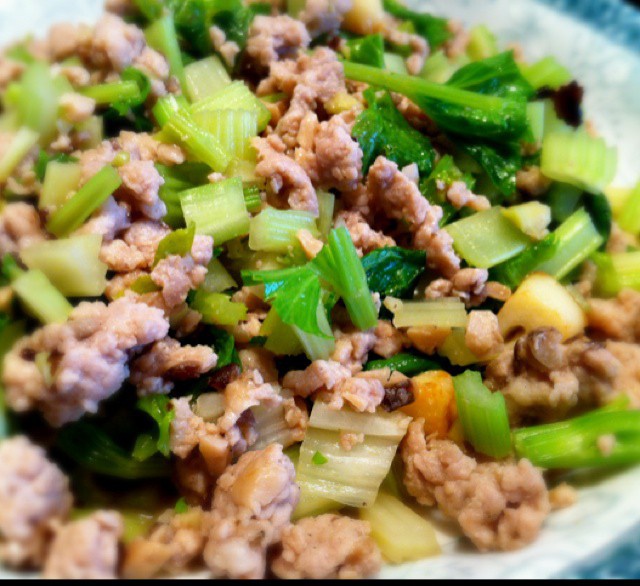 肉末芹菜