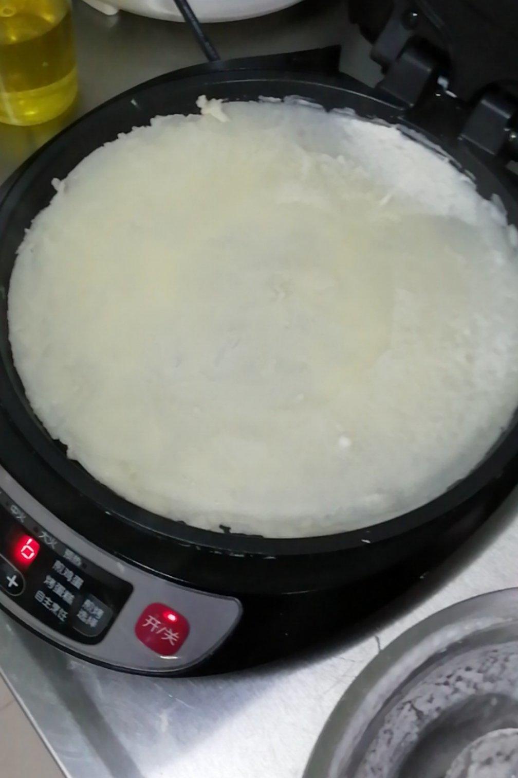 丸子脆做的面糊饼