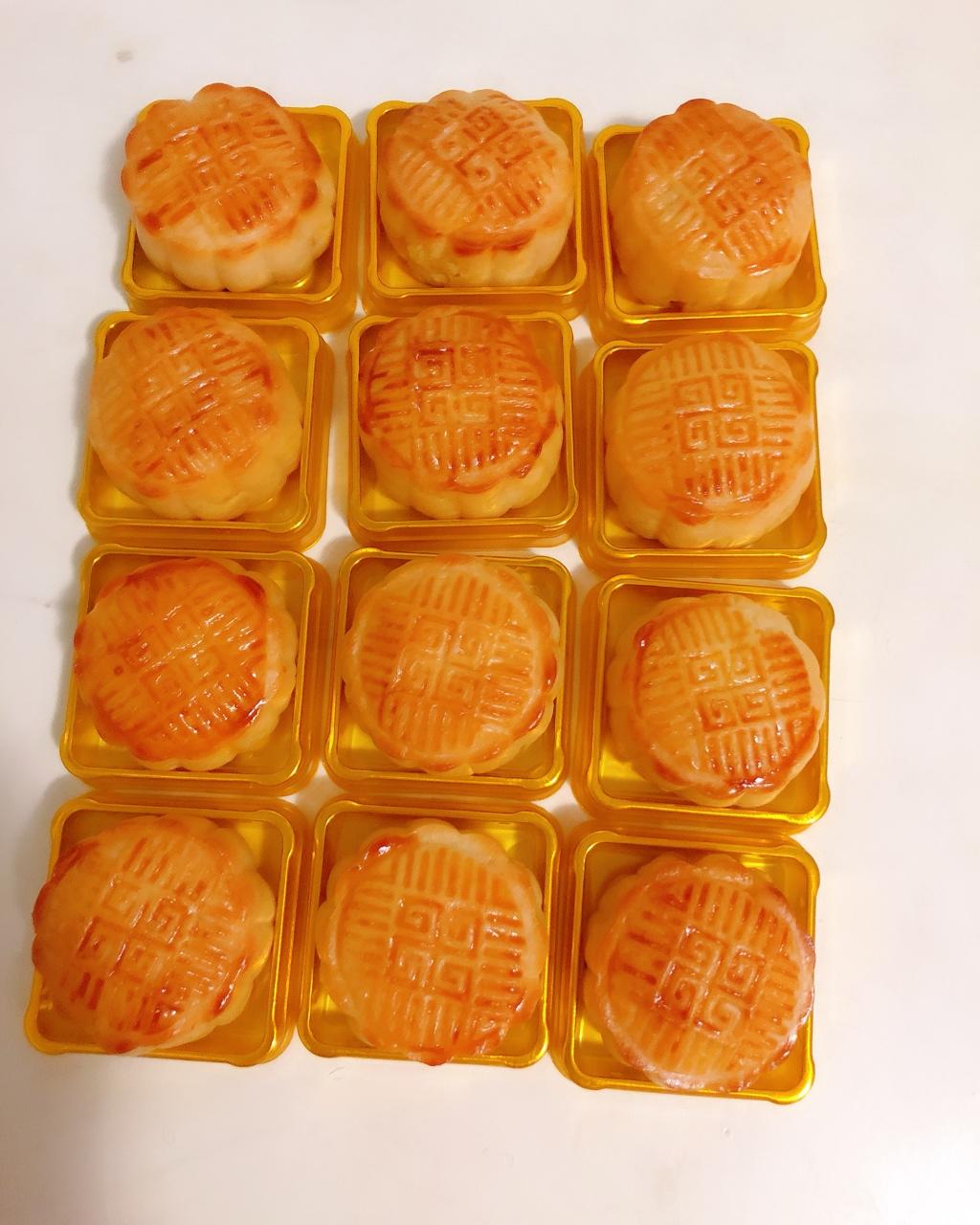 流心奶黄月饼（无吉士粉/转化糖浆版本）【曼食慢语】