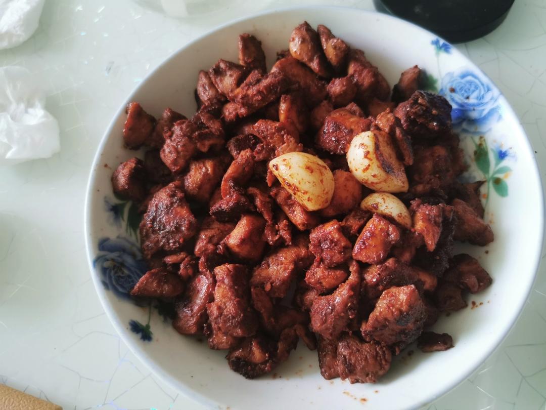 孜然蒜香鸡胸肉