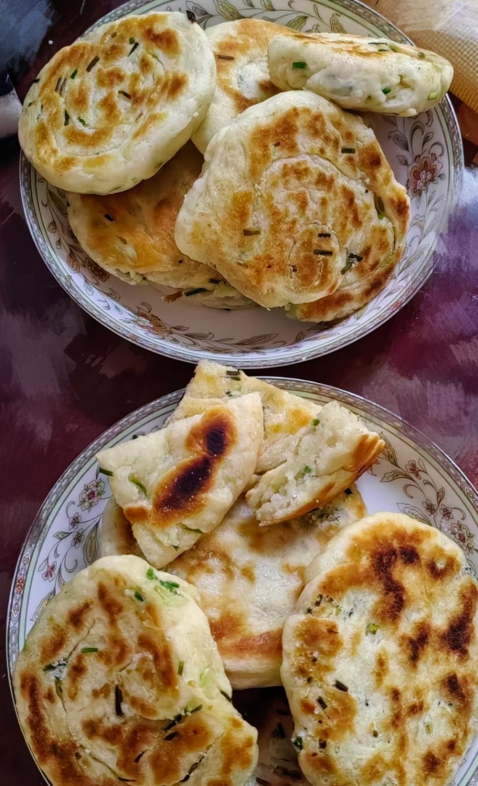 发面葱油酥饼