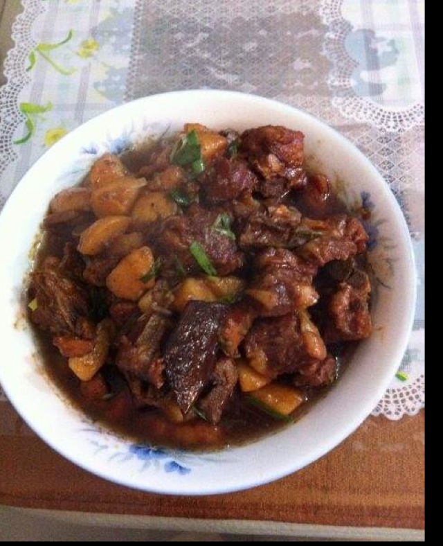 土豆烧肉