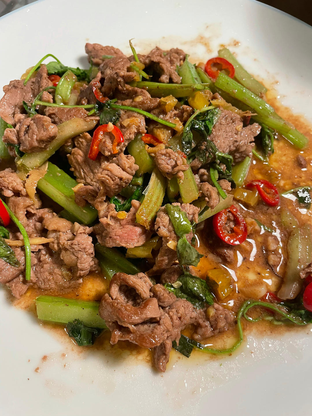 小炒黄牛肉，肉嫩味香！太好吃了简直是米饭杀手！