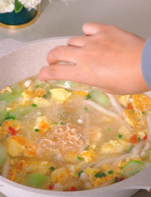 补钙健骨汤|虾皮丝瓜汤的做法 步骤10