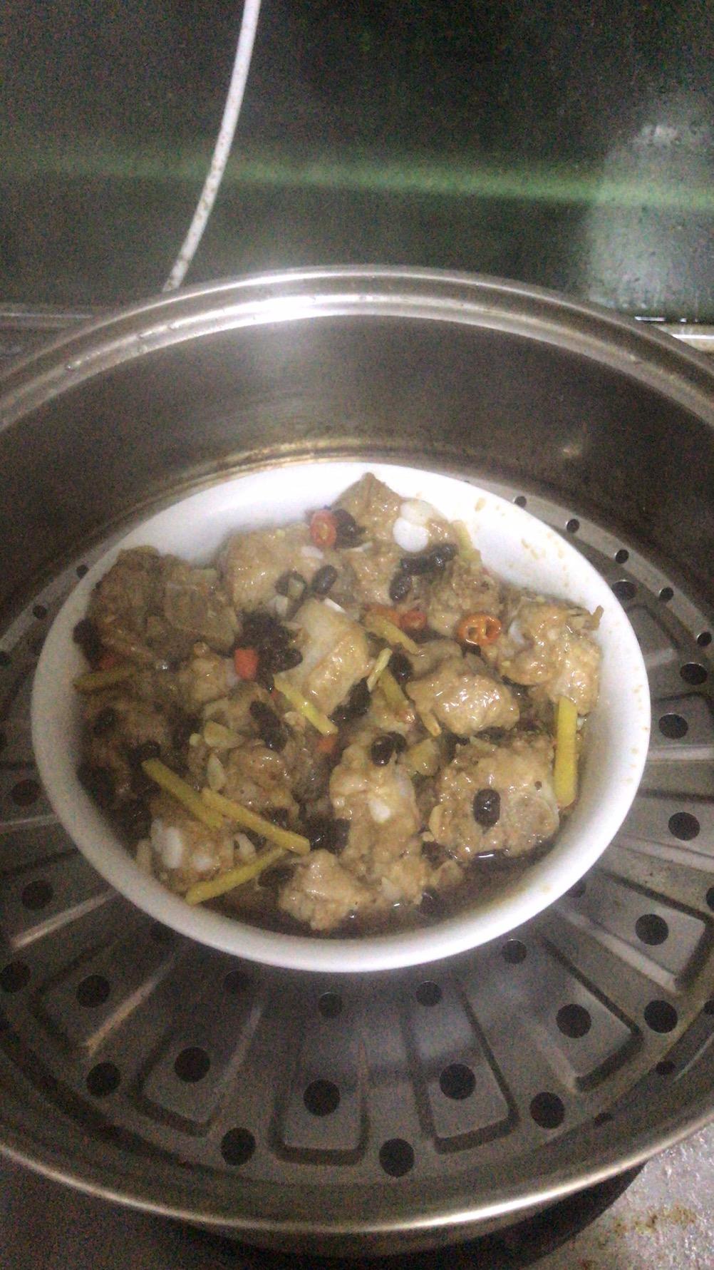 豆豉蒸排骨