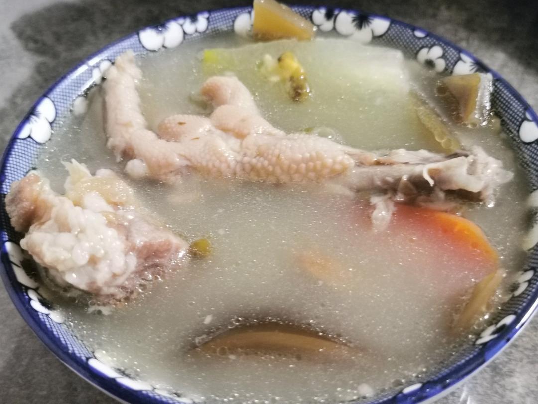 海带排骨肉汤
每日一汤养生