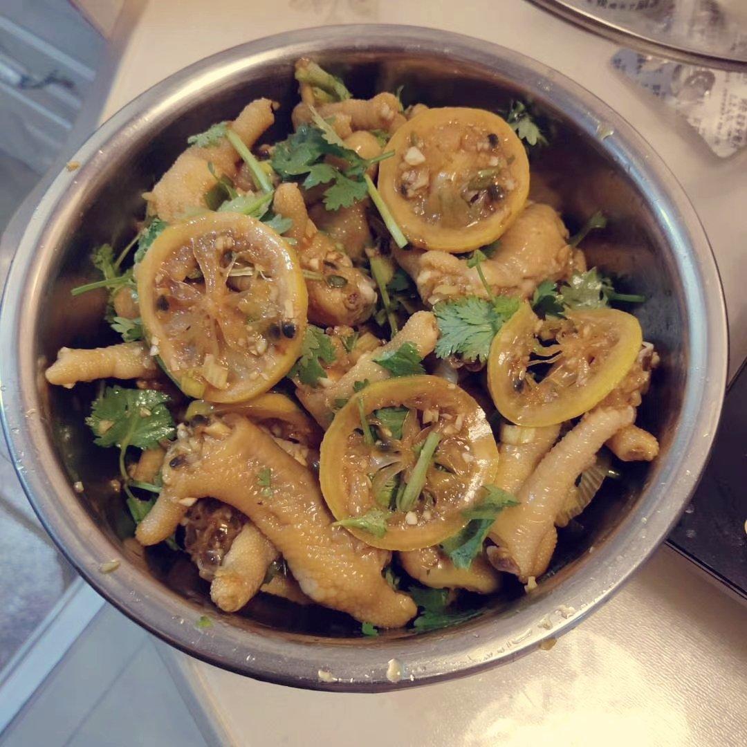 停不下来的酸辣百香果柠檬🍋鸡爪