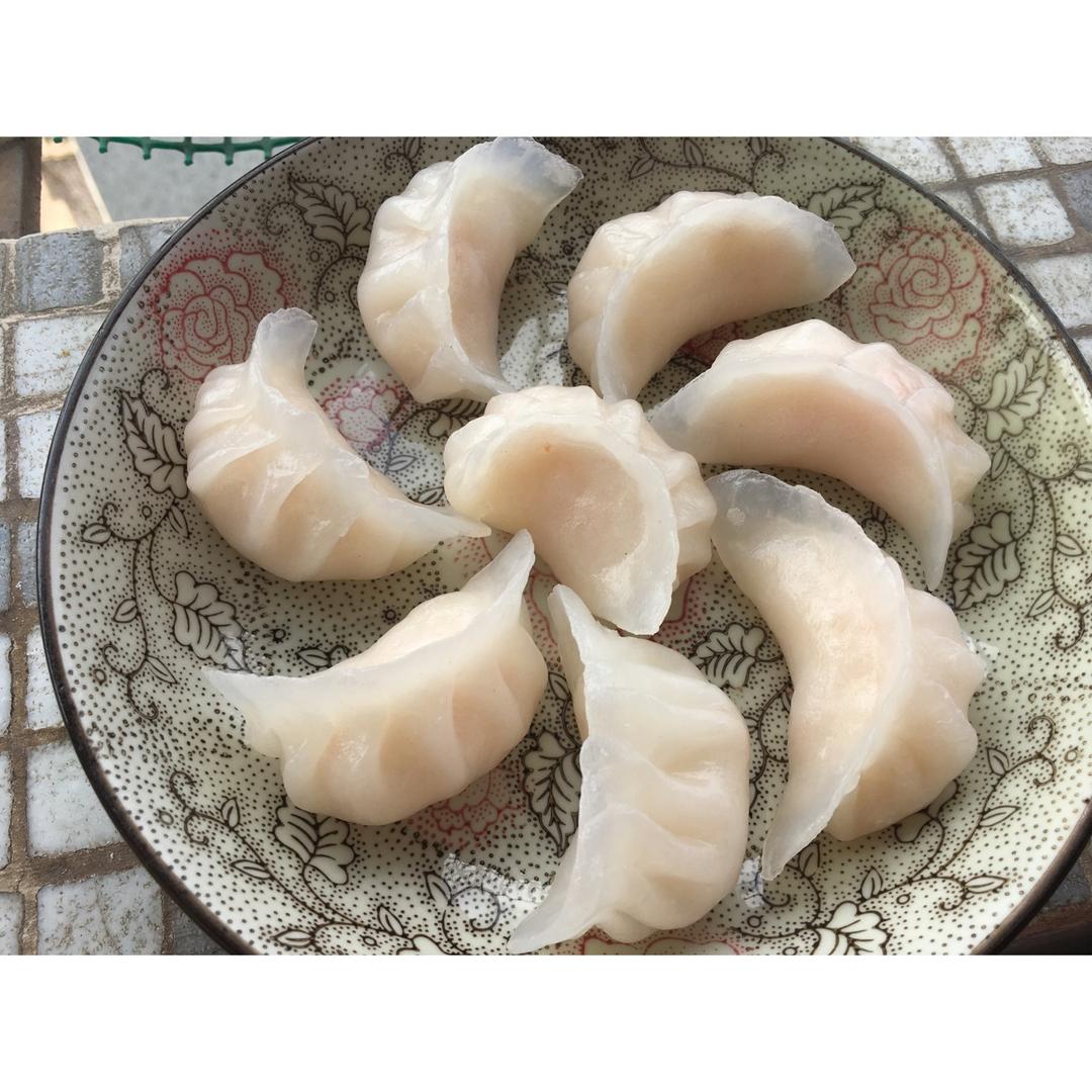 弯梳虾饺