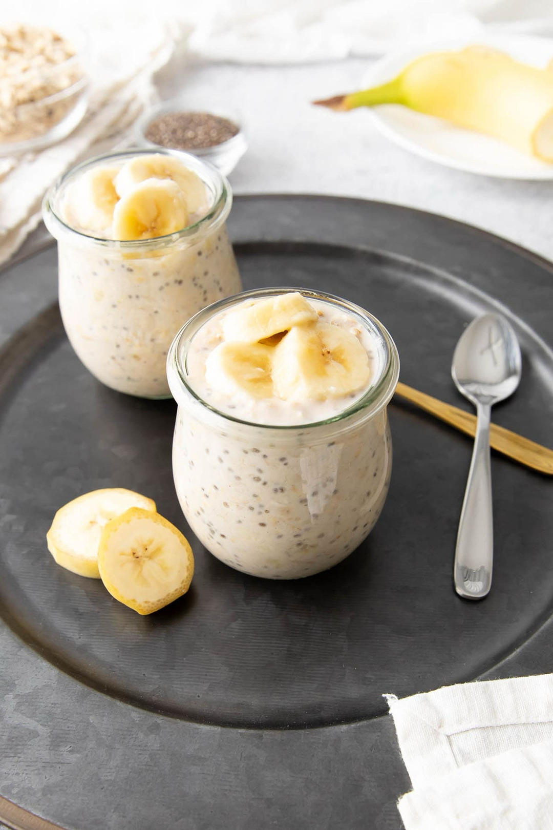 🍧隔夜香蕉燕麦杯
Banana Overnight Oats