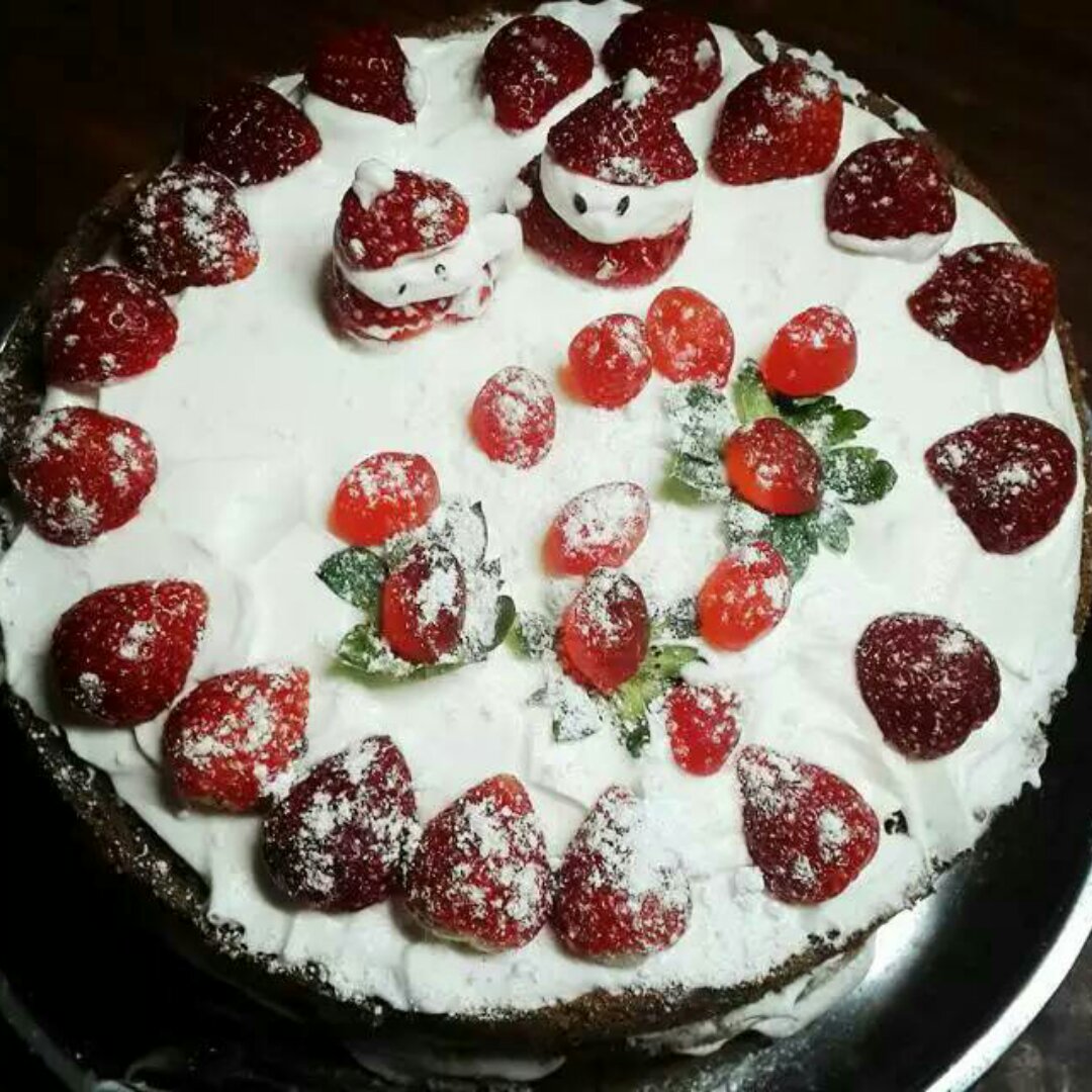 圣诞呆萌裸蛋糕