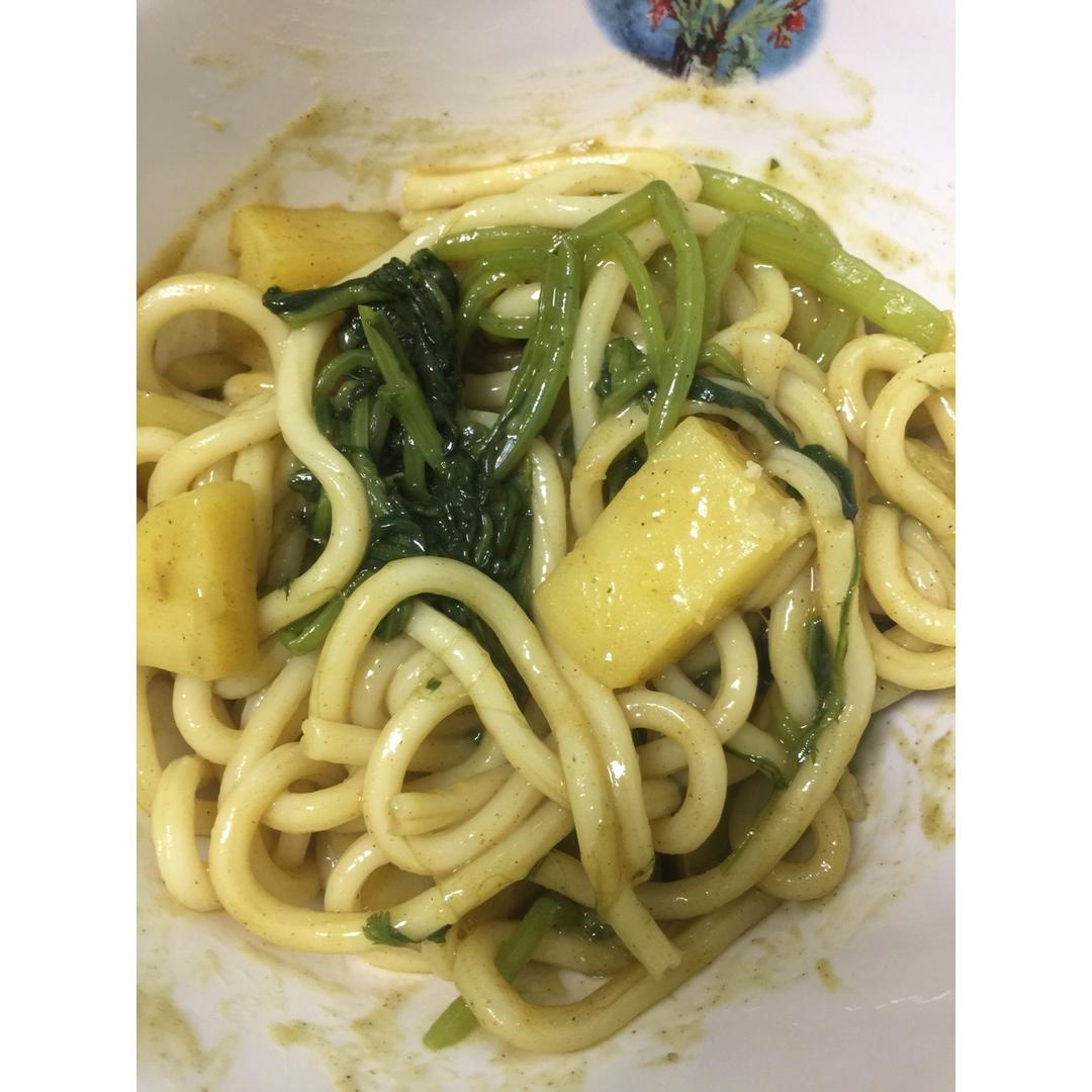 咖喱乌冬....是危险的食物