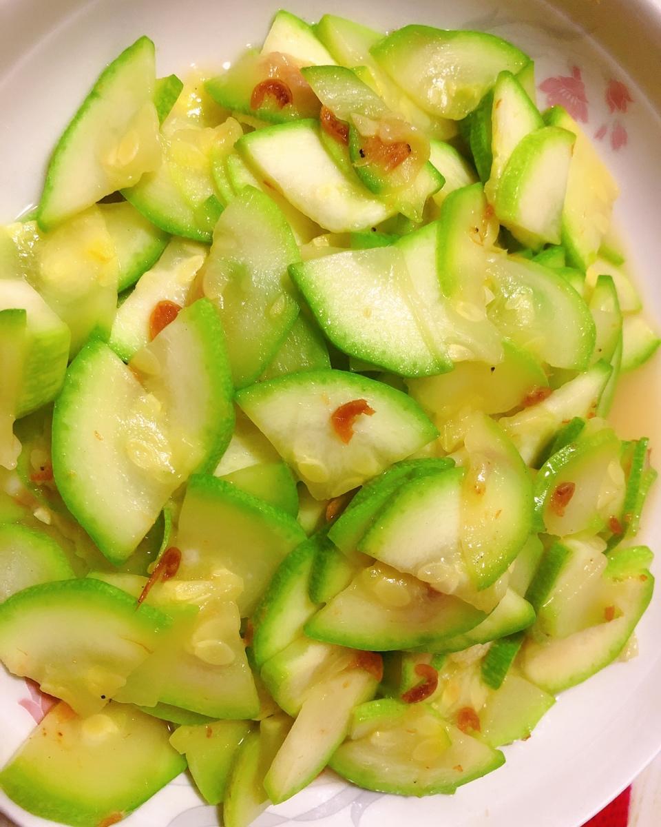 chocolate豆做的虾皮清炒西葫芦