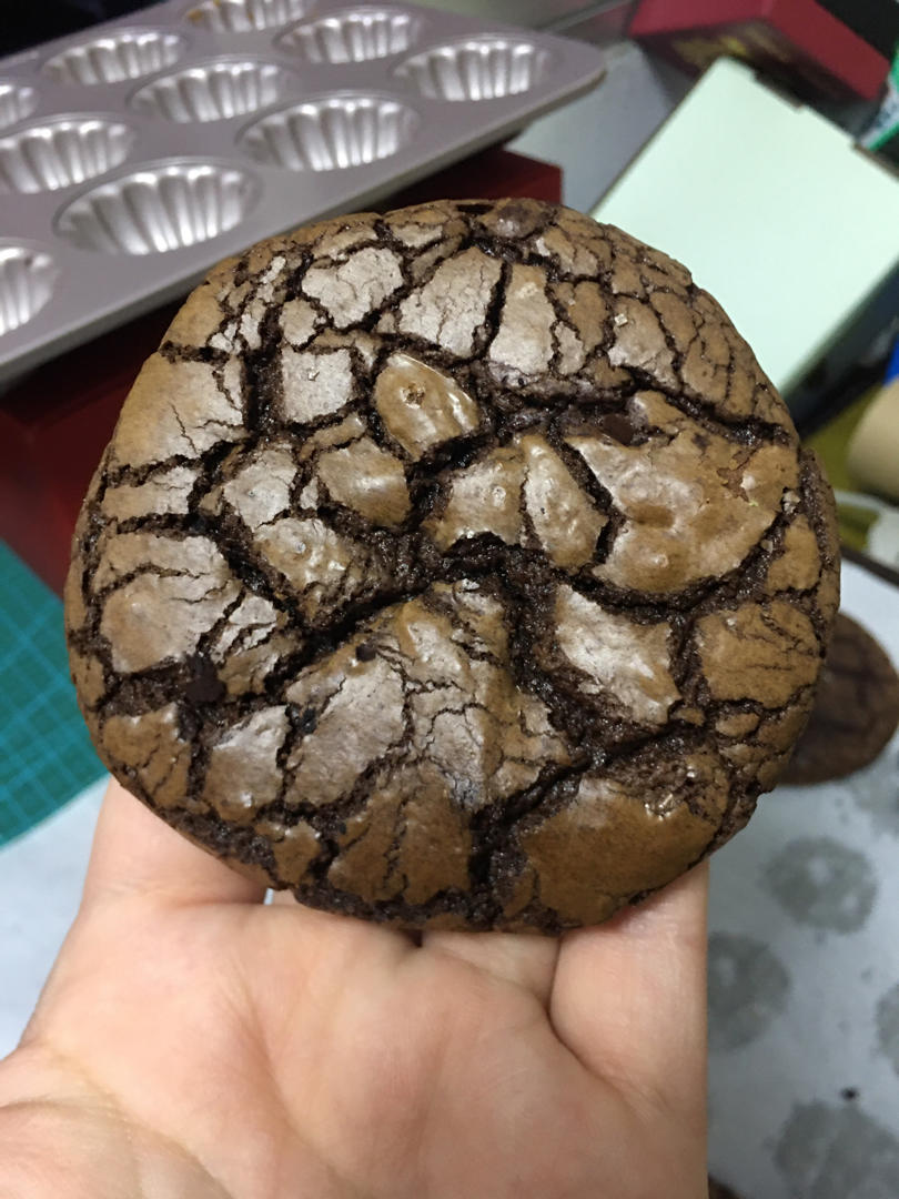 韩国Nebokgom裂纹完美的布朗尼曲奇