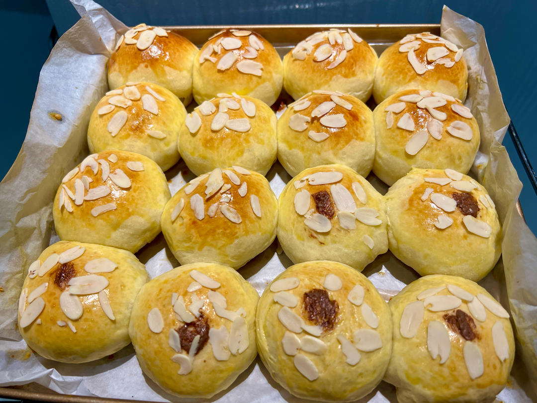 鲜奶油小餐包（一次发酵）