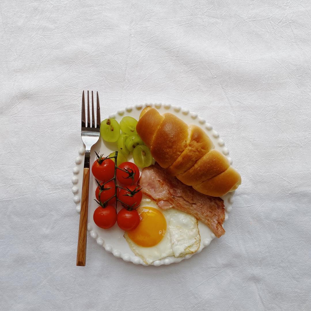 日式海盐牛角面包