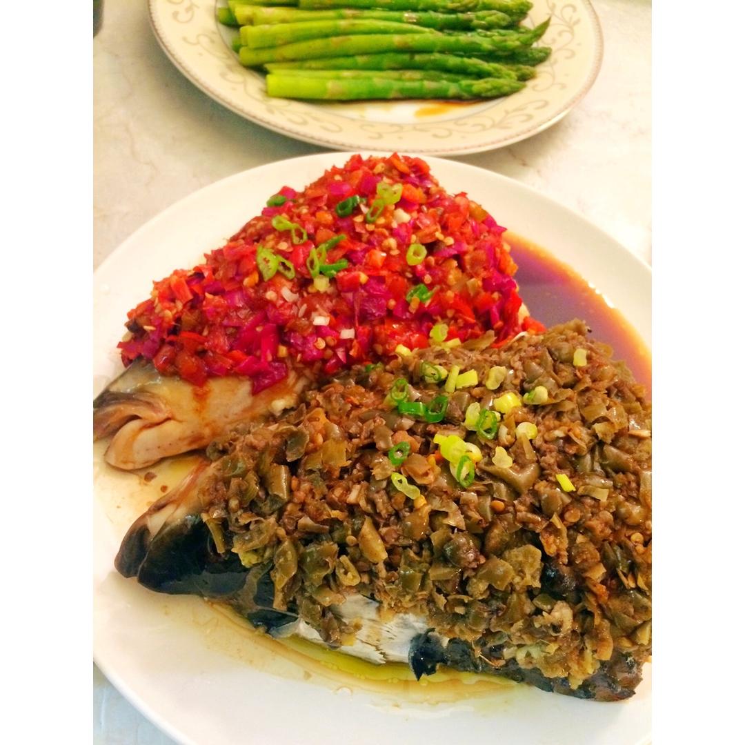 经典剁椒鱼头  湘菜系♨️