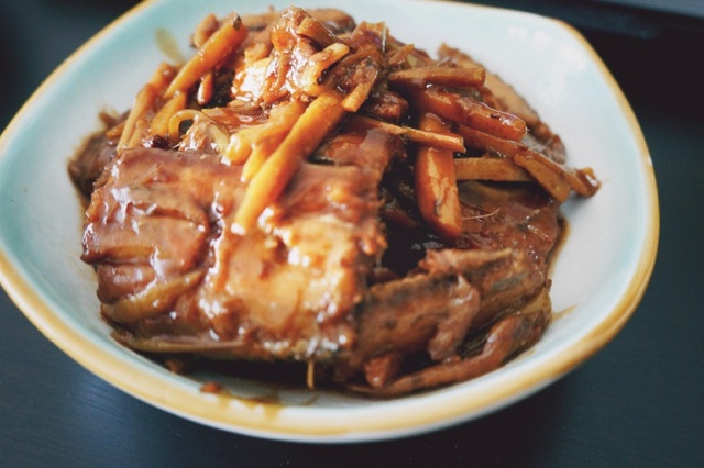 红烧带鱼（少油版）