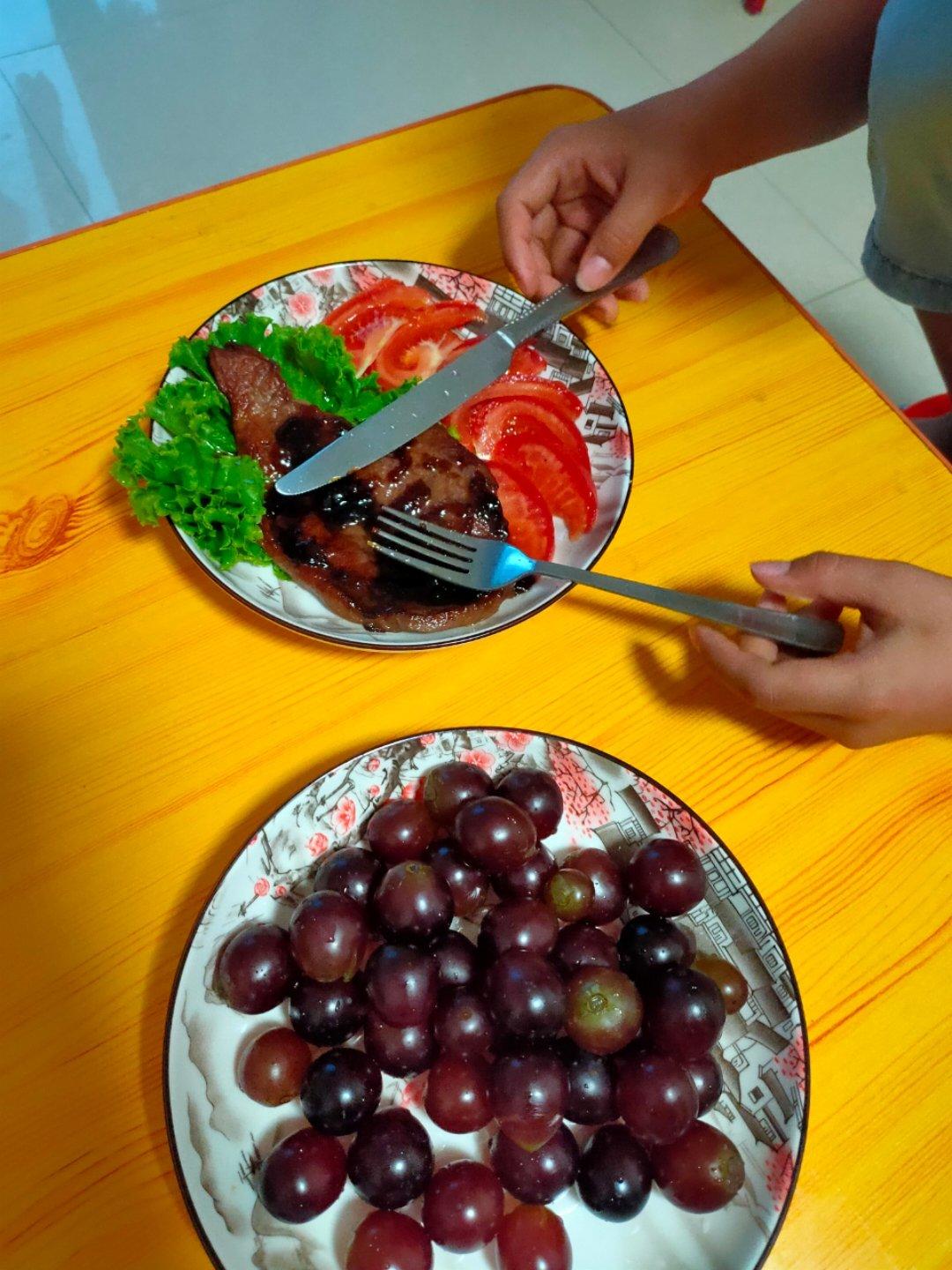 橄榄油煎牛排
