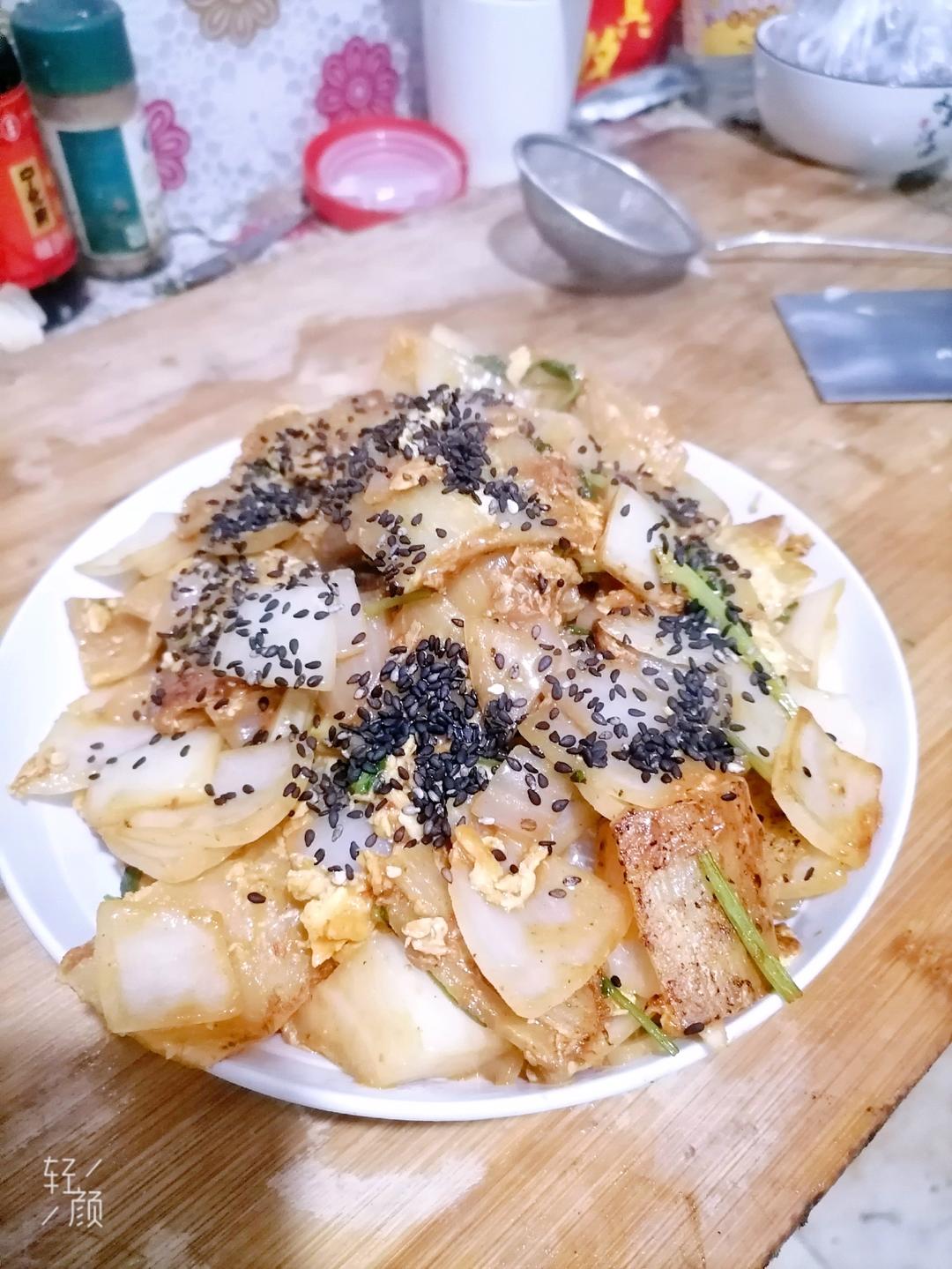 东北正宗烤冷面!!完全是学校附近小卖店的味道！！