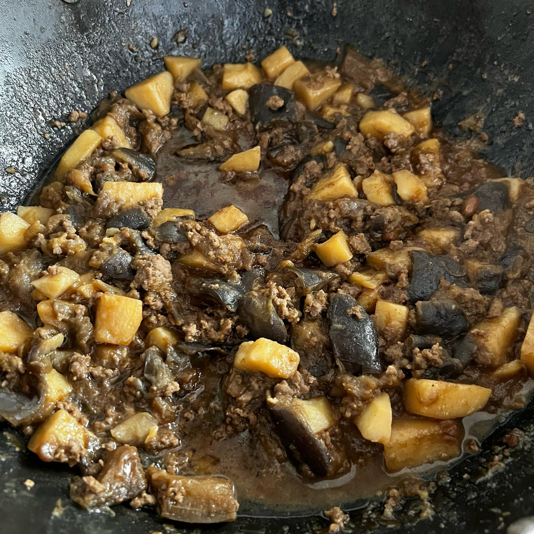 【超下饭】土豆炖茄子
