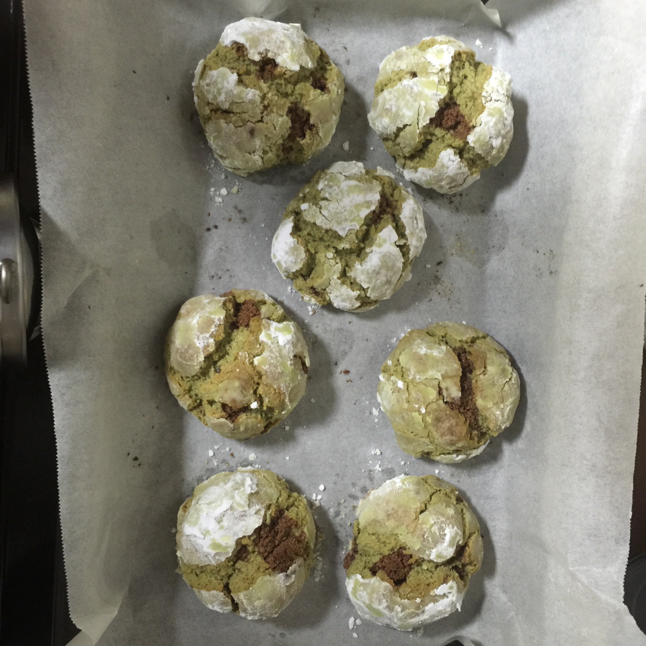 抹茶奶酪巧克力曲奇 Matcha Cream Cheese Choc Cookies