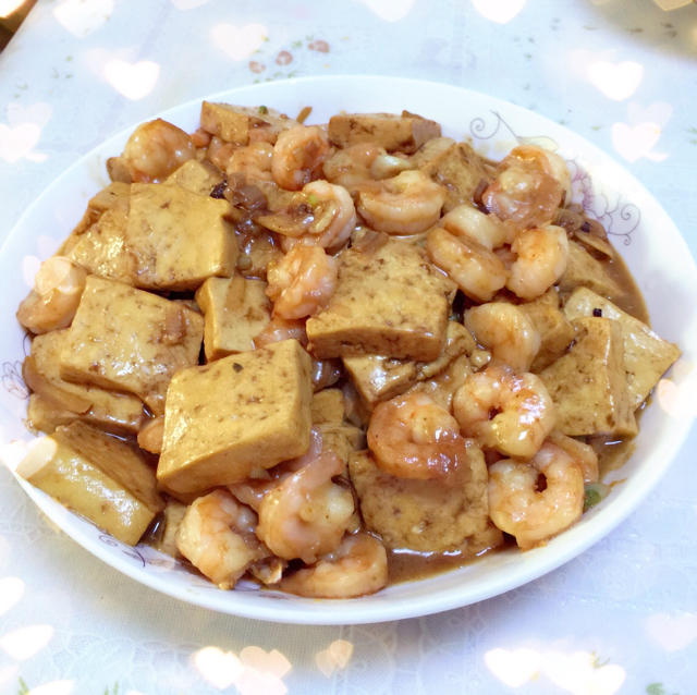 虾仁豆腐