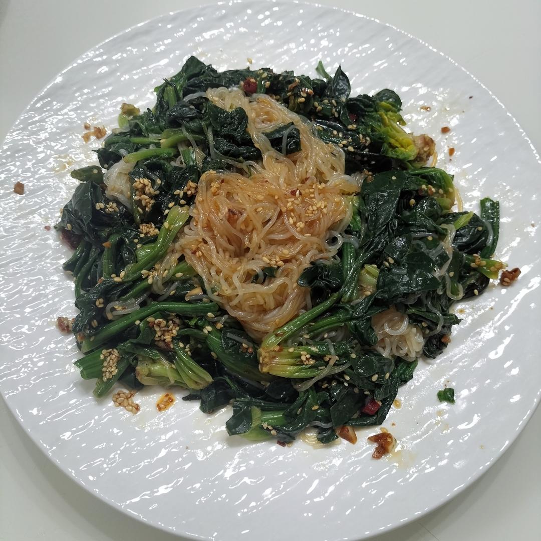 万能凉拌菜料汁（凉拌菠菜粉丝）