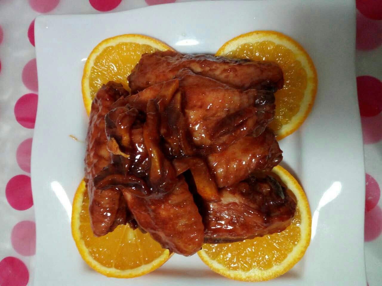 蜜汁橙味鸡中翅的做法