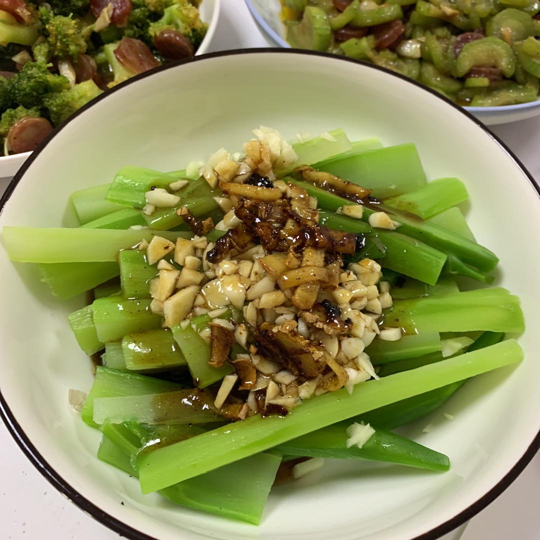白灼芥蓝  经典快手菜
