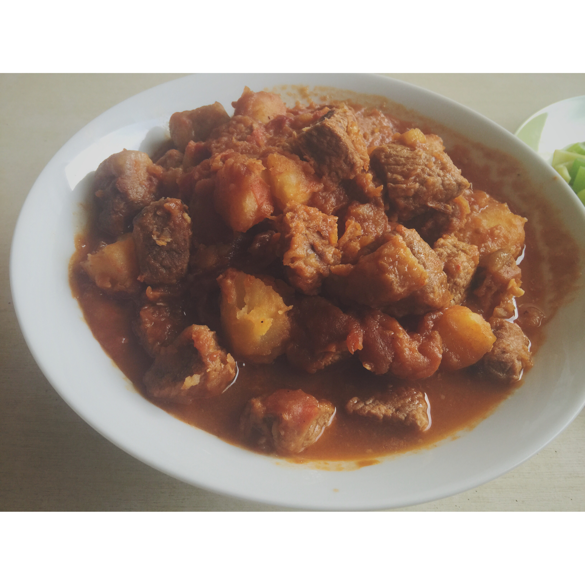 番茄土豆炖牛腩