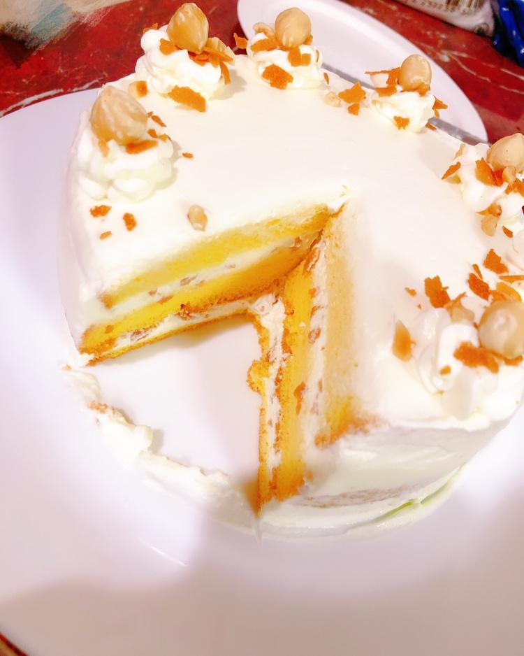 超简单完美戚风蛋糕（6寸2蛋）附打发、翻拌、脱模视频