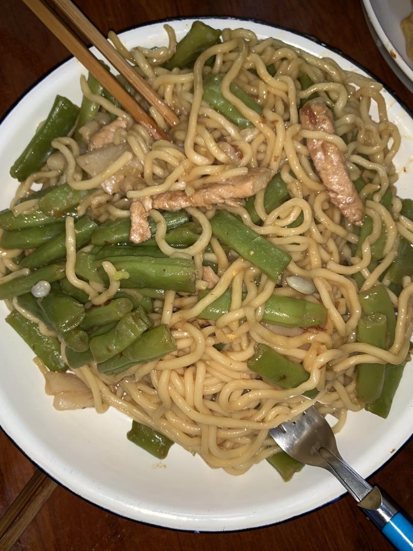 豆角焖面
