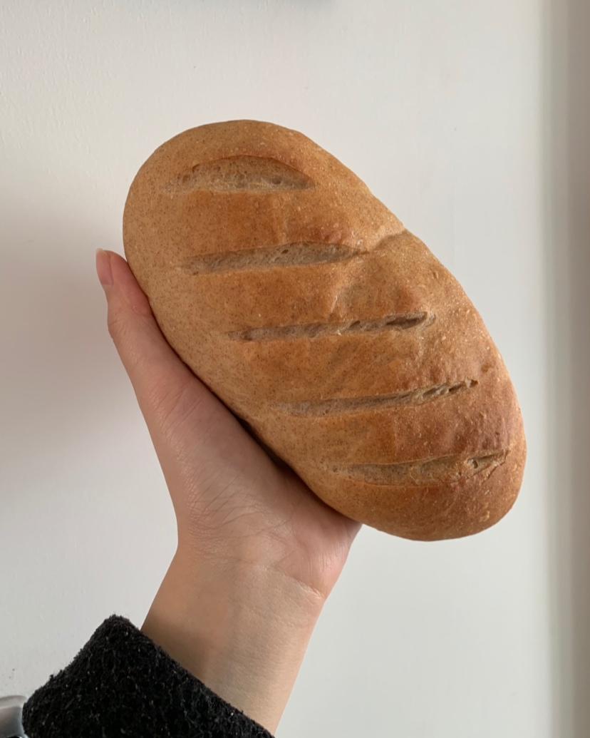 超软100分百全麦面包（无油低糖）