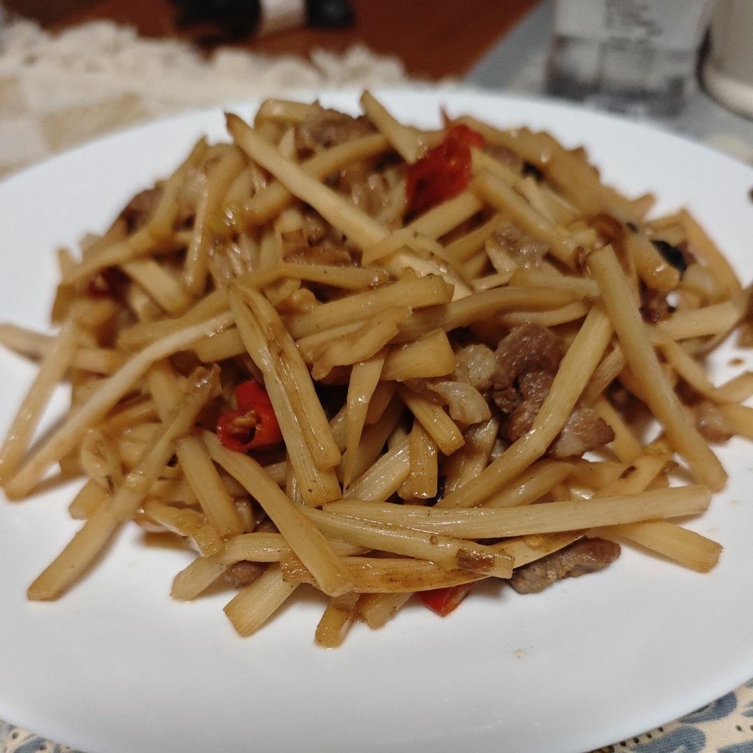 清水笋炒肉